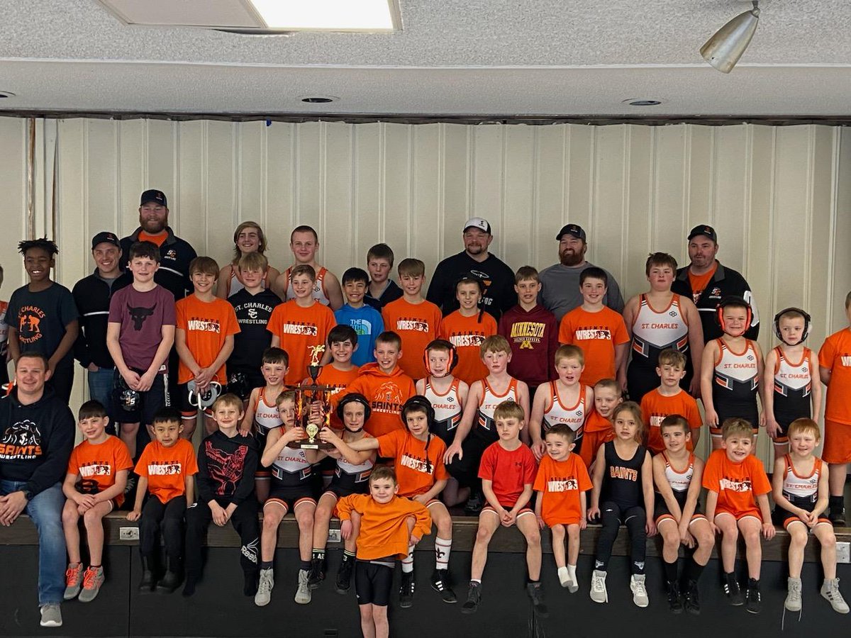 ProfeMueller's tweet image. The youth wrestling team placed 2nd today at Lewiston-Altura. The team had great matches. Our future SC wrestlers are working hard this season!