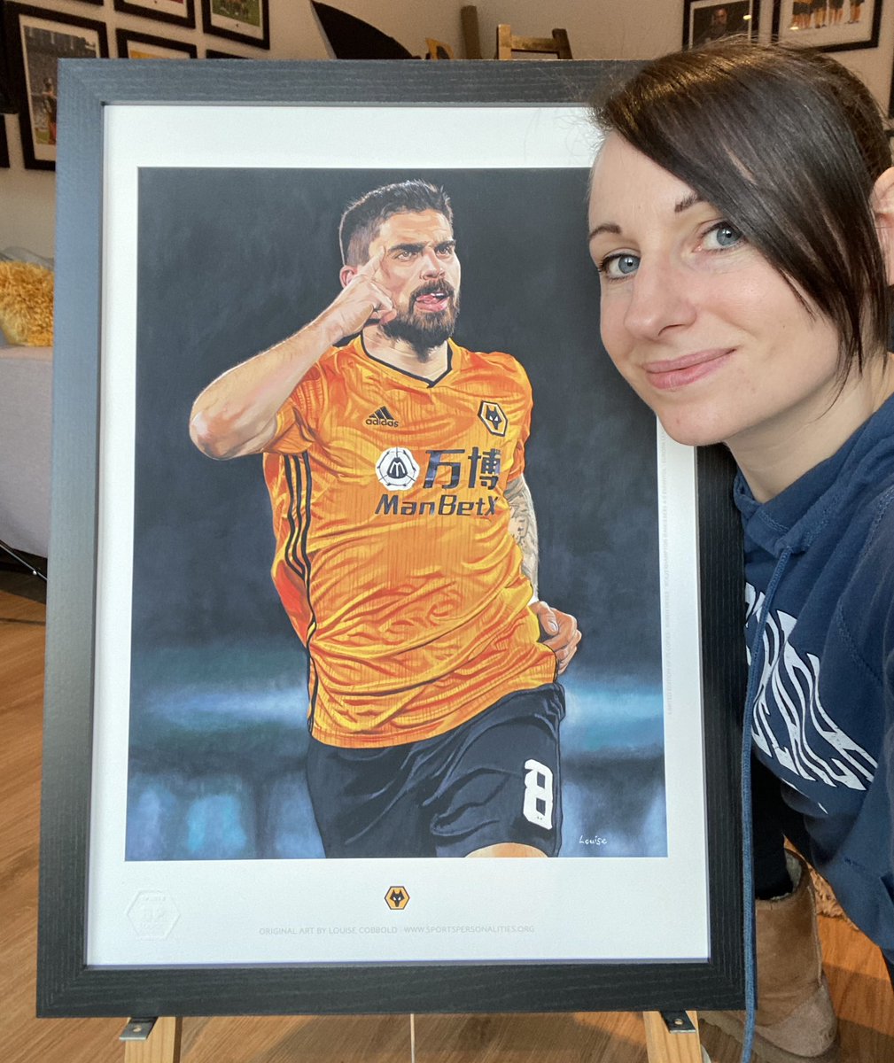 🚨 We've teamed up with sportspersonalities.org to giveaway this 1/75 edition Ruben Neves print + a second print of your choice.

To enter:
✅ Follow <a href="/TalkingWolves/">Talking Wolves</a>
✅ Follow <a href="/louisecobbold79/">Louise Cobbold Art</a>
✅ Retweet this tweet

We will announce the winner on Mon night! Best of luck! #WWFC
