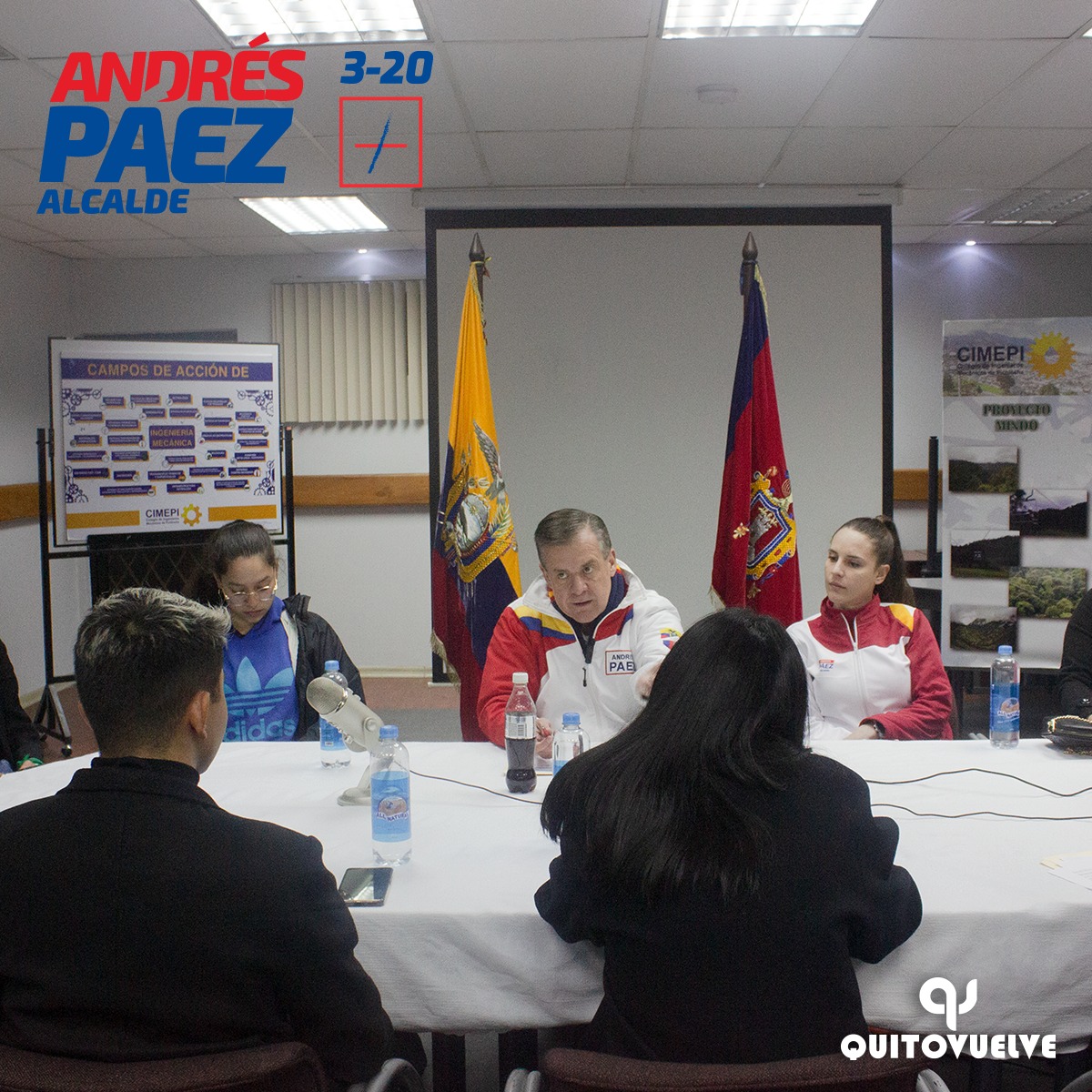 #EncuentroJóvenes En este conversatorio con jóvenes quiteños, escuchamos sus opiniones y necesidades. Una sociedad inclusiva, con oportunidades para los jóvenes estudiantes y emprendedores.

Nuestro plan 👉 quitovuelve.org
#AndrésPáez #AndresPaez Hilo de #QuitoVuelve 👇🏽