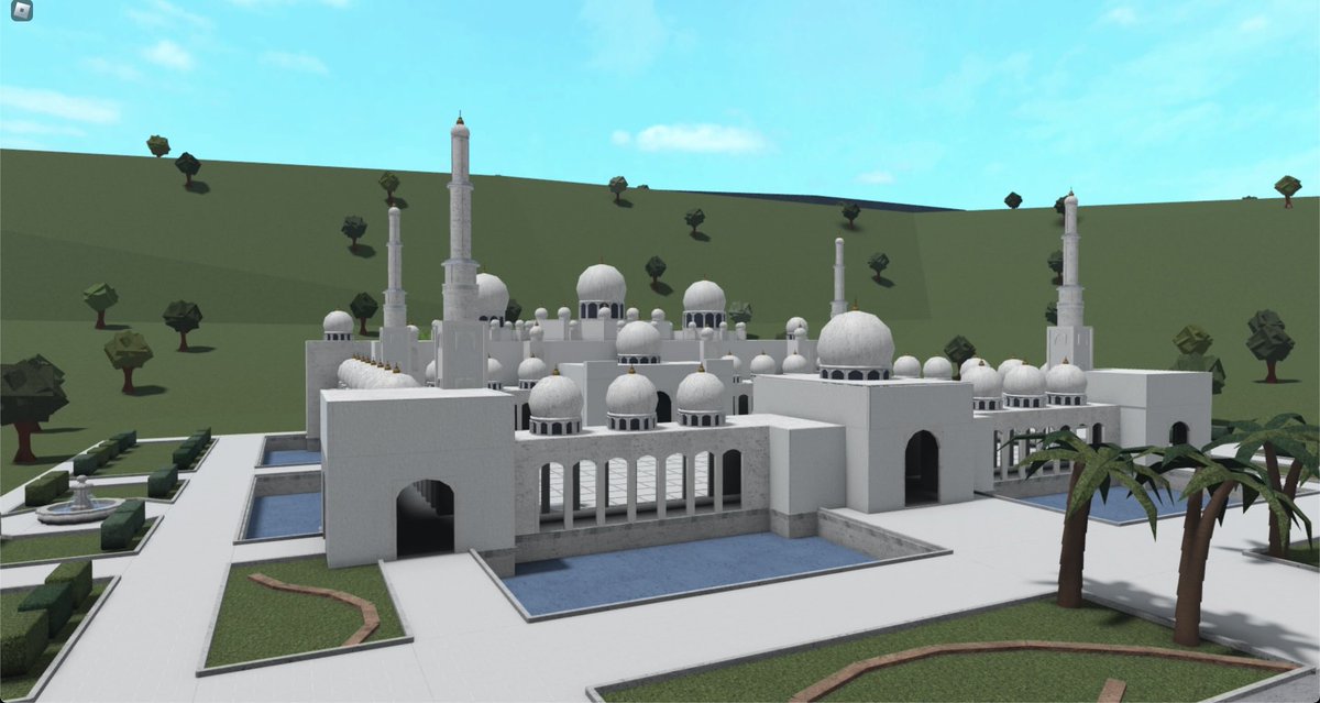 Fighter_RBLX's tweet photo. I’ve decided that I will be moving on from Bloxburg, and will be quitting building. Thank you guys for all the support since I first started, it means so much to me.
With that being said, I present my last build: Sheikh Zayed Grand Mosque recreated in Bloxburg!
#bloxburgbuilds https://t.co/7Z83afclLP