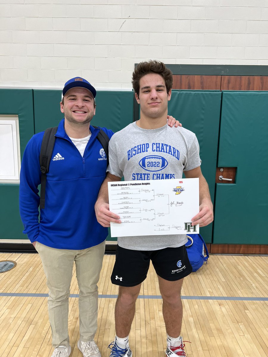 Huge congrats to senior Jef Waugh!

Win #100 and a regional championship.

Let’s get it done at semi-state