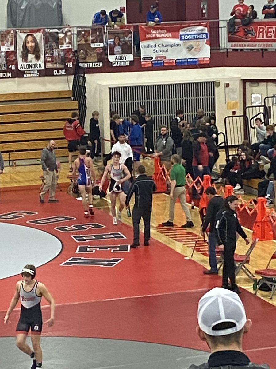 BaronAthletics's tweet photo. Baron Wrestling 
A Great day for our Baron Wrestlers- this year’s IHSAA Goshen Regional Team Champions. 3 Champions-Waldon, Miller, and Chase. 7 Barons advance to next weeks Fort Wayne Semi State. Great job Barons. 
#WeAreDeKalb https://t.co/HX58Jh6VAk