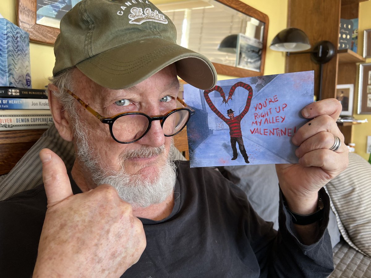 Be mine Elm St Brat! Order a Valentine from the man of your dreams! RobertEnglund.com