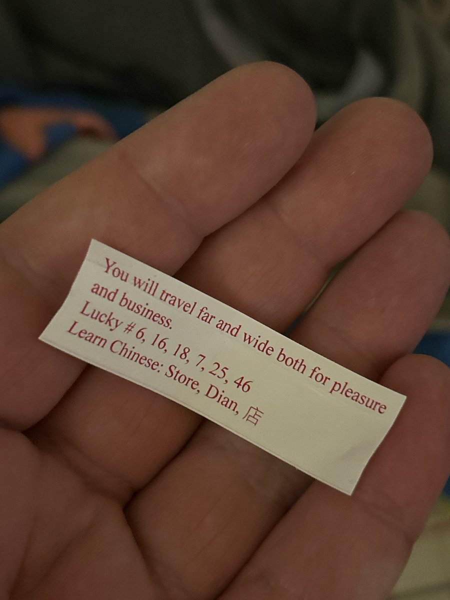 Eddie R. if you doordashed your Chinese food and got wings instead, here’s your fortune