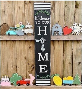 Excited to share the latest addition to my #etsy shop: Easter Wreath 20Cm Welcome Door Pendant, Wooden Board Welcome Sign etsy.me/3JDshtP #welcometoourhome #ventureessentials
