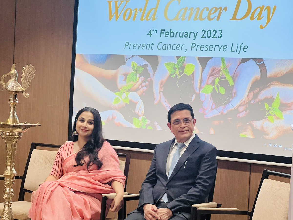 SewantiLimaye's tweet photo. Graced by Padma Shri @vidya_balan @RFhospital @Vijayharibhakti @PriyaDutt_INC DrTarangGianchandani #WorldCancerDay #CloseTheCareGap #PrecisionCancerPrevention https://t.co/pZ7xBmoXLJ