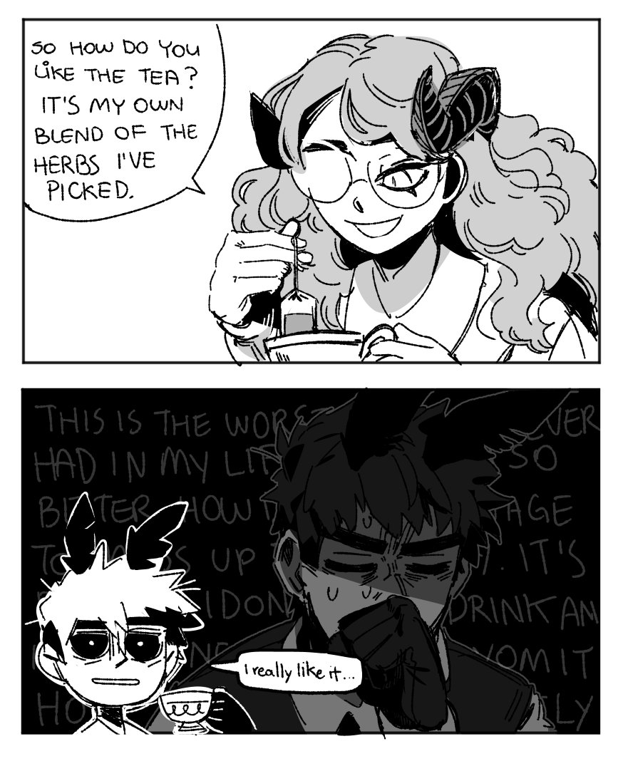 And that's the tea 
