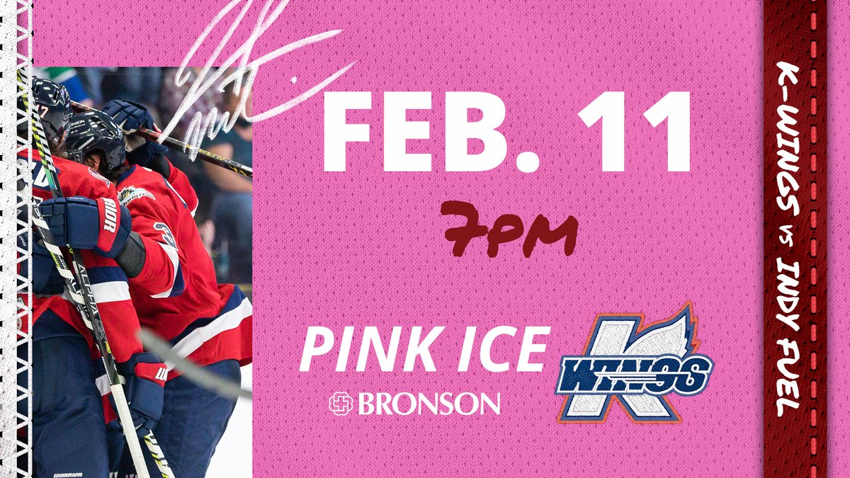 Kalamazoo Wings on Twitter "We're 1 week from Pink Ice! Get your