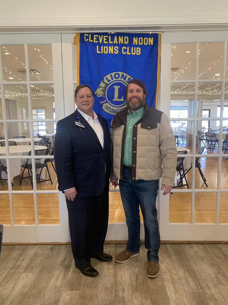 Special thx to Jimmy Young-CEO &amp; Caitlyn Thompson-Director Marketing/Outreach for Bolivar Medical Center for taking time to speak to the Cleveland Noon <a href="/lionsclubs/">Lions International</a>! Our community is thankful for your service and healthcare you provide. <a href="/scionhealth/">ScionHealth</a>
