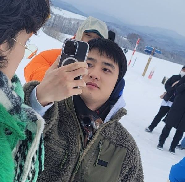 kyutsoo's tweet photo. hehe my silly boy 🥰 https://t.co/dW9oRdAdm8