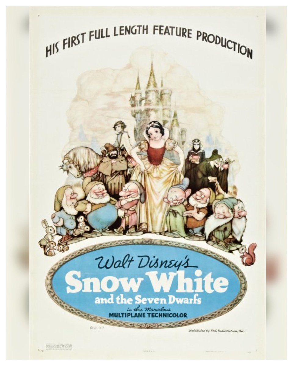 WreckLeaguePod's tweet photo. 85 Years #SnowWhiteAndTheSevenDwarfs Starring: #AdrianaCaselotti #LucilleLaVerne #HarryStockwell #RoyAtwell #PintoColvig #OtisHarlan #ScottyMattraw #BillyGilbert #EddieCollins #MoroniOlsen #StuartBuchanan Directed By: #DavidHand #DisneyAnimation 🍎
#WreckLeaguePodcast https://t.co/oKPW2xlEFN