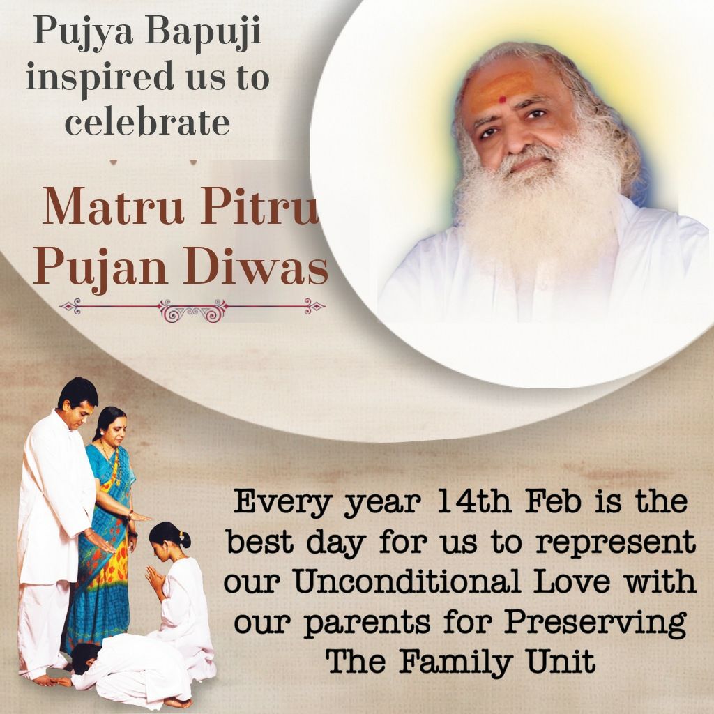 HAhirjam's tweet photo. Sant Shri Asharamji Bapu
#अप्रतिम_पहल
Matru Pitru Pujan Diwas
Sachhi Raah Dikhane Wale https://t.co/VSlLXvRsQ5