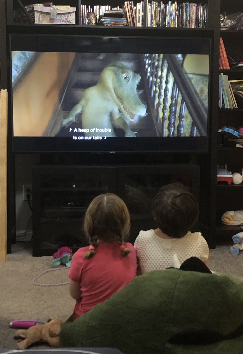 Went to a friend’s house tonight to have our kiddos enjoy #LyleLyleCrocodile on #netflix together. 😁🐊 So cute!