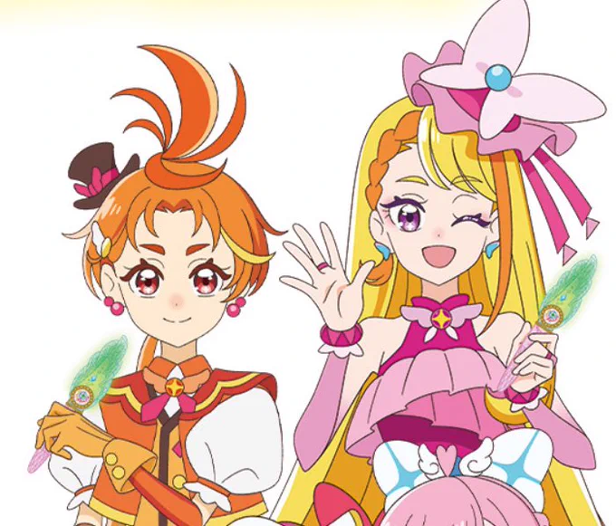Its so funny wen we first saw their designs i was like OMG cure butterfly is a tall girl!?!?! Or is cure wing just short?? But no its just the huge age difference LOL 