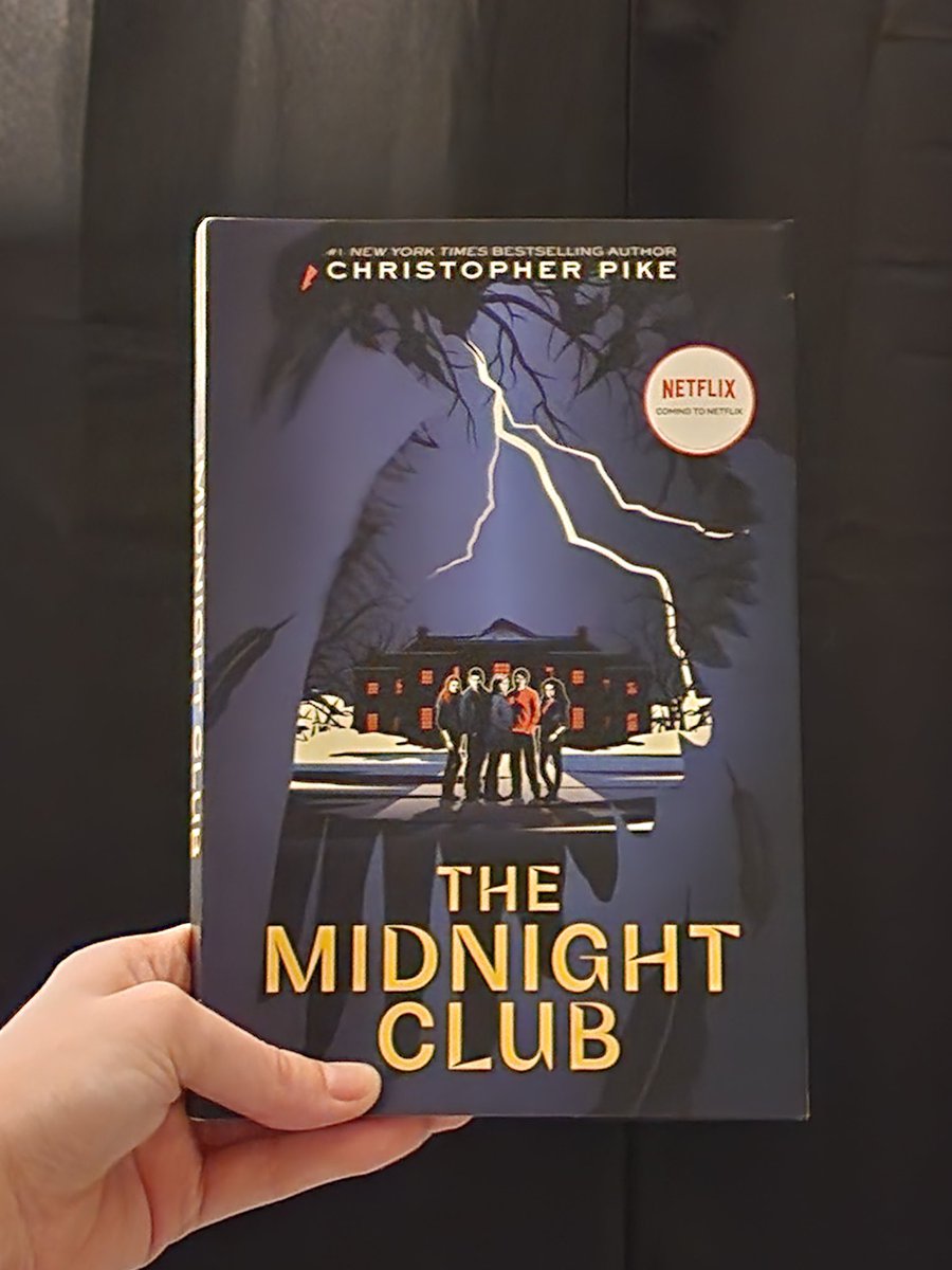 Picked up a new read! 
I liked the show so much I was elated to find it was a book. 

#TheMidnightClub