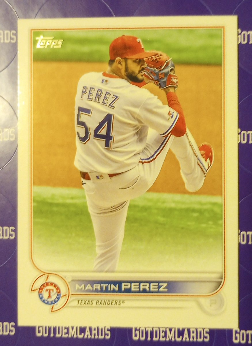 GotdemCards's tweet image. 2022 Topps Update Martin Perez  #US131 #TexasRangers 

$0.50 OBO

#baseball #baseballcards #MLB @HobbyRetweet_ #Thehobby #sportscards #sportscardsforsale
@84baseballcards  @ILOVECOLLECTIN1 @sports_sell @CardboardEchoes @timscards1 @Nolacardtweets