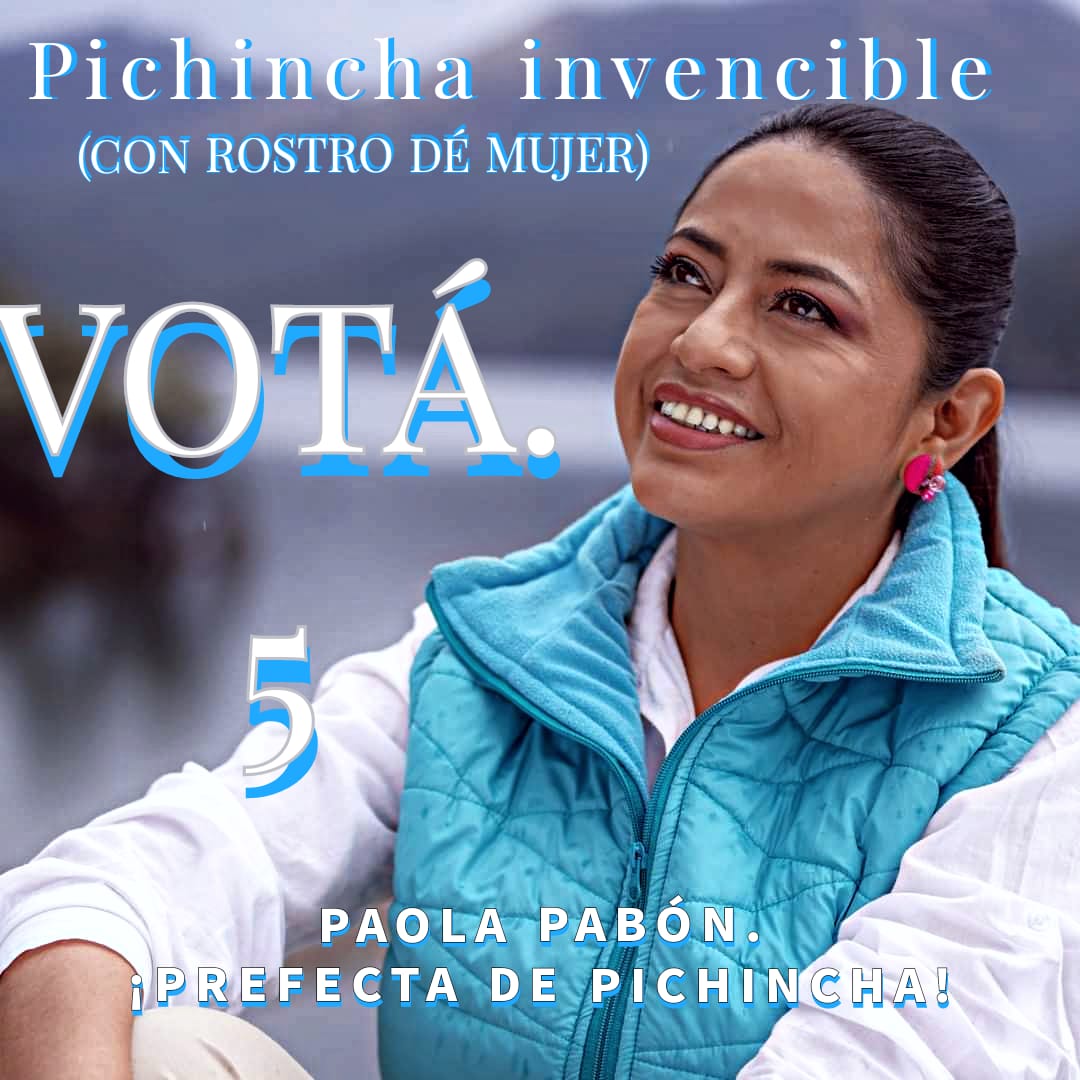 GinaGodoyAndrad's tweet photo. @carolgrillito @PaolaPabonC #PaoLaPrefecta
#PichinchaInvencible
💙💙💙💙💙 https://t.co/JunaY1p5ny