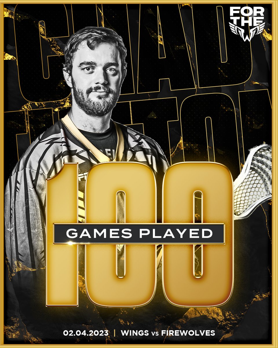 Congrats to <a href="/ChadTutton12/">Chad Tutton</a> for playing in his 100th career NLL game tonight!
Congrats Tuts!
#PHIvsALB #WingsLax