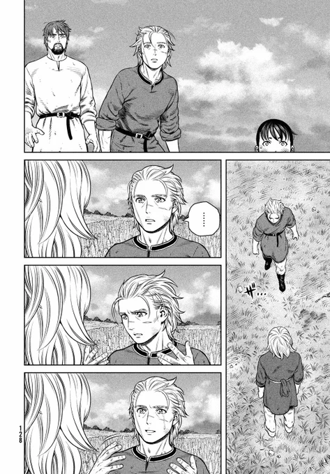 yukimura executes hild's forgiveness so flawlessly and portrays both hild's and thorfinn's peace and relief with such care bc THIS is a big deal for BOTH. for hild, to let go of her anger and forgive the one who wronged her. for thorfinn, who feels elated that his sin is forgiven 