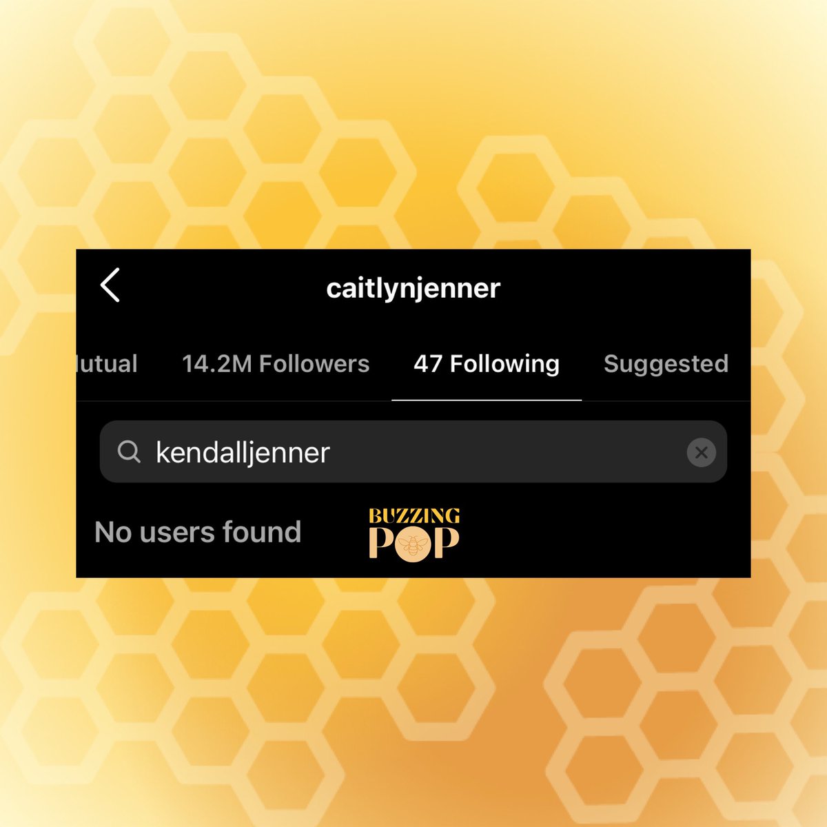 BuzzingPop's tweet photo. Caitlyn Jenner has unfollowed daughter Kendall Jenner on Instagram, fueling speculations that they had a falling out. https://t.co/6XFgQVNIb0