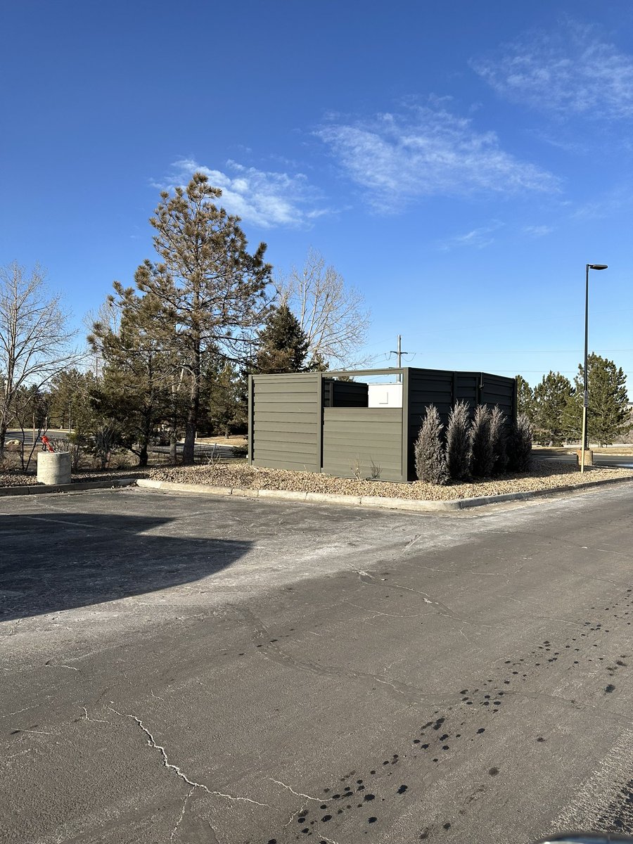 derekrollings's tweet photo. @RANtracker Broomfield, Colorado location at Flatirons Mall has some progress including charging cabinet and stalls but nothing else at this time. @Rivian https://t.co/vSg3vrS44O