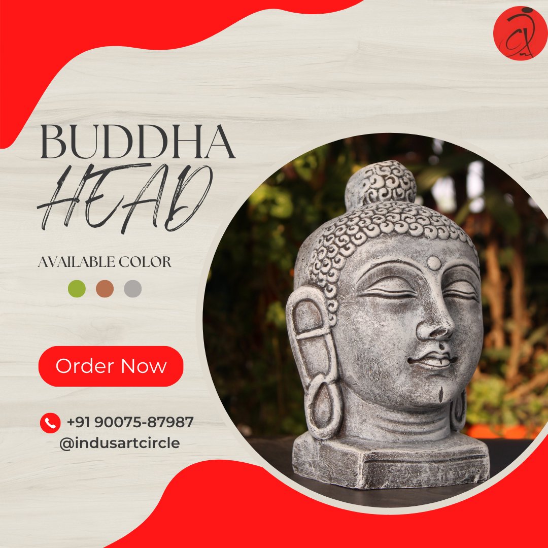 indusartcircle_'s tweet photo. This Buddha Head showpiece from Indus Art Circle in Laughing posture is made exclusively from Terracotta and is Handcrafted by skilled artisans.
#indusartcircle #homedecor #buddhahead #budhhadecor #teamiac #buddhastatue #laughingbuddha #smallbusiness #buysmallbusiness #terracotta https://t.co/vonINmATLe