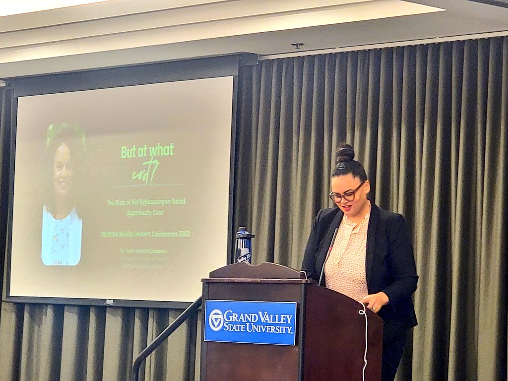 <a href="/DrTerah/">Terah Venzant Chambers</a> sharing about Racial Opportunity Cost at 
#MEMSPAML23 
<a href="/MEMSPA/">MEMSPA</a> #MEMSPAchat #DEI