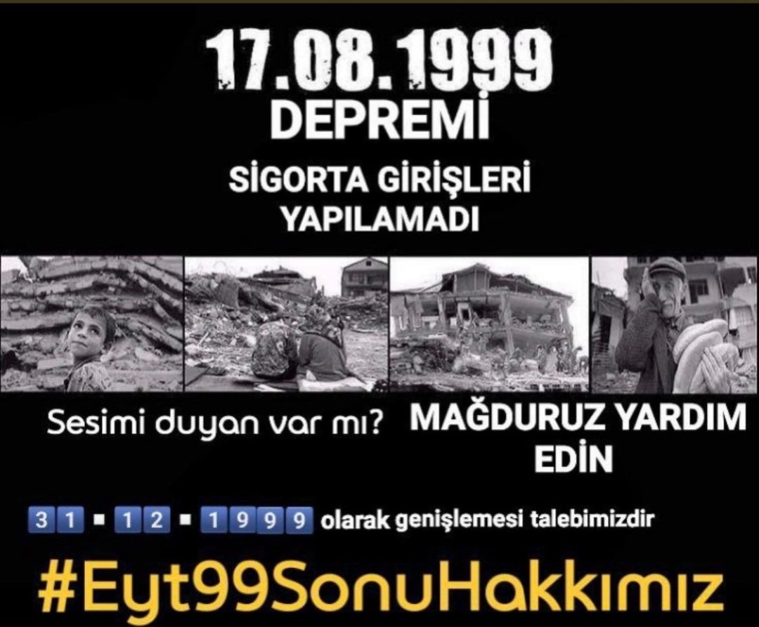 Gulcan1919's tweet photo. Sn #cumhurbaskani m #deprem diyorum ve #kapsam ı sizin adaletinize bırakıyorum. Adil ve hakkaniyetli bir yasa getireceğinize inanıyorum 31.12.1999 milat olsun #RTErdogan #DevletBahçeli #vedatbilgin #TBMM #TBMMGenelKurulu #DunyaNews #Eyt99SonuHakkımız #SonSoezSizdeSayınCBASKANIM https://t.co/vlnsmTGZe1