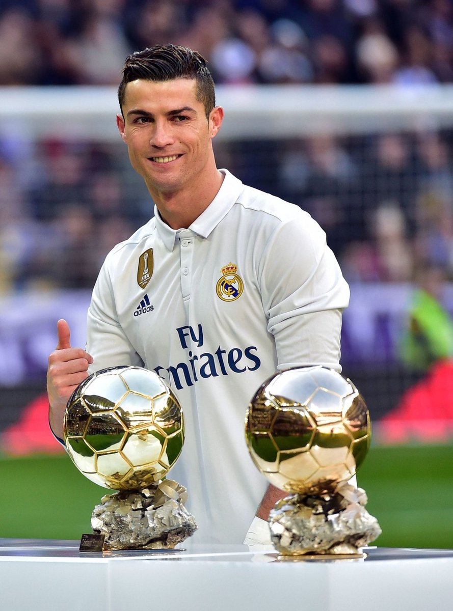 InfiniteMadrid's tweet photo. Happy 38th birthday to Cristiano Ronaldo! 🐐🤍 https://t.co/oQG8SyNYJF