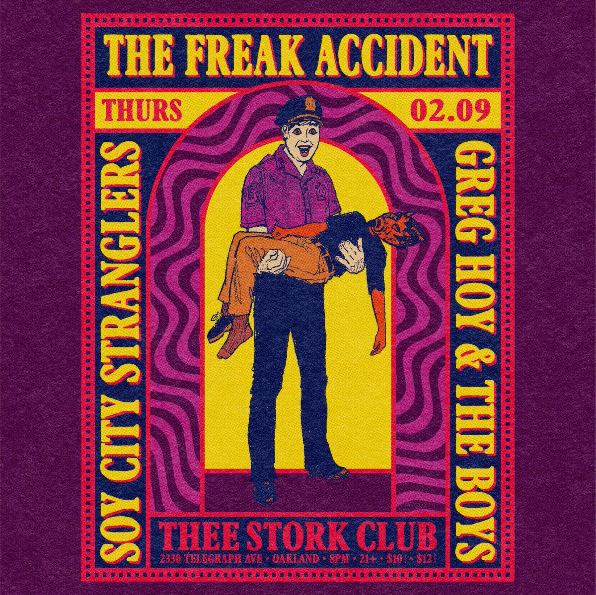 Thursday! GH&THEBs return at Thee Stork Club, Oakland with Soy City Stranglers and The Freak Accident! seetickets.us/socialtwitter/…