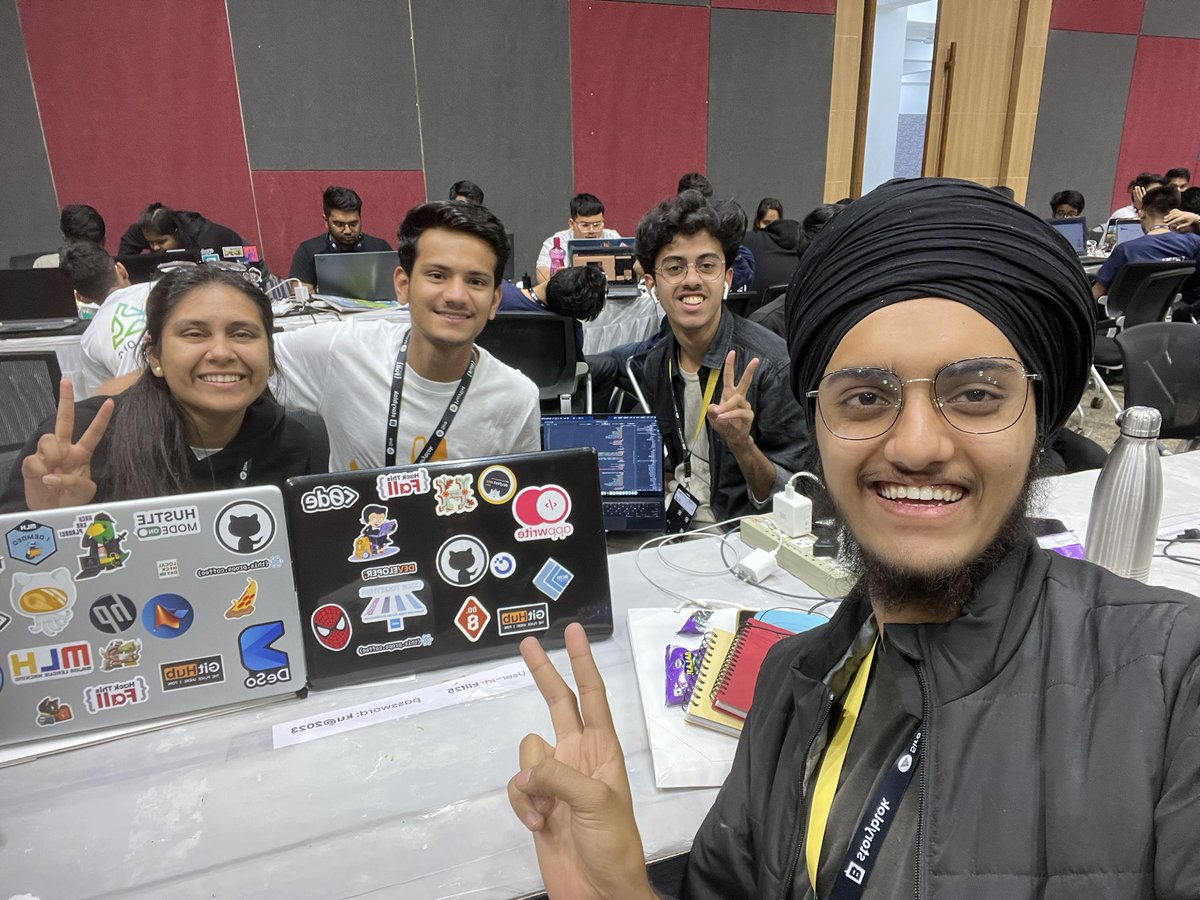 yashsehgaldev's tweet photo. Great people, Great time, Great Hackathon ๐. It has been nearly 2 days, feels like weโve built a new family, #HTFFam ๐ซถ๐ป
Only 4 hours left for submissions ๐ฌโณ
@hackthisfall #hackthisfall #htflaptop https://t.co/C9VUIU186l