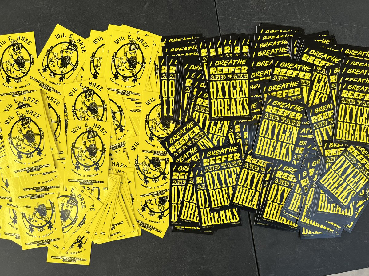 WilEHaze's tweet image. Slappin’ up a city near you! #Stickers #Slaps #Slappers