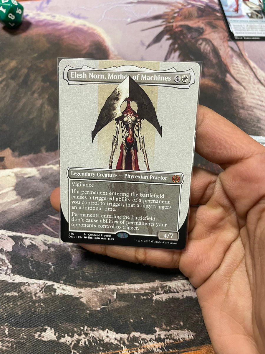 MatteoMessina19's tweet photo. @wizards_magic Brought my brother with me and he played for the first time. He won a game and was super Happy. My deck was awful but a good collector booster saved the day #MTGPhyrexia https://t.co/5IsAaJGBpt
