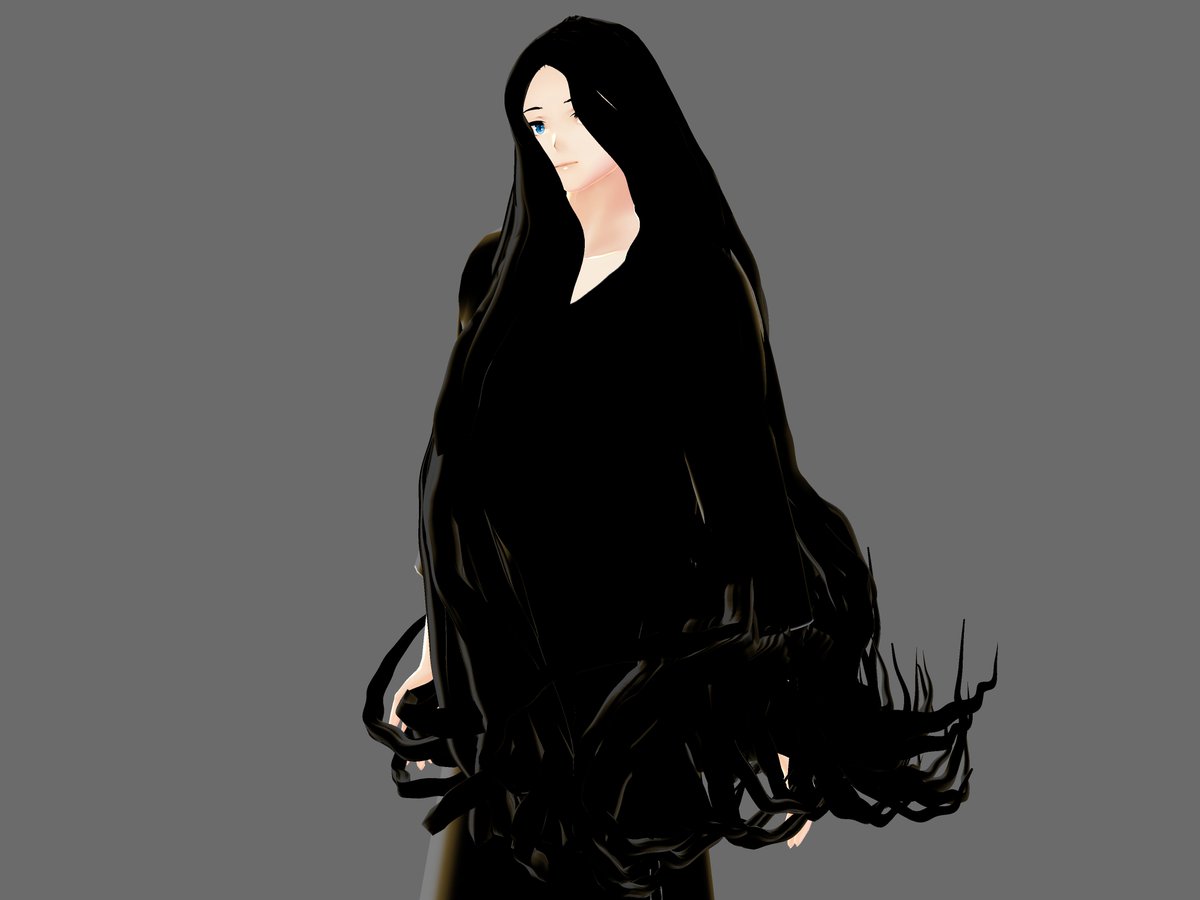 HairFetishTitan's tweet photo. #LongHair #HairFetish #OpenHair #BlackLongHair #VRoid #VRoidStudio #VRoidユーザー集会 #LongMaleHair https://t.co/M7qpmPeH7D
