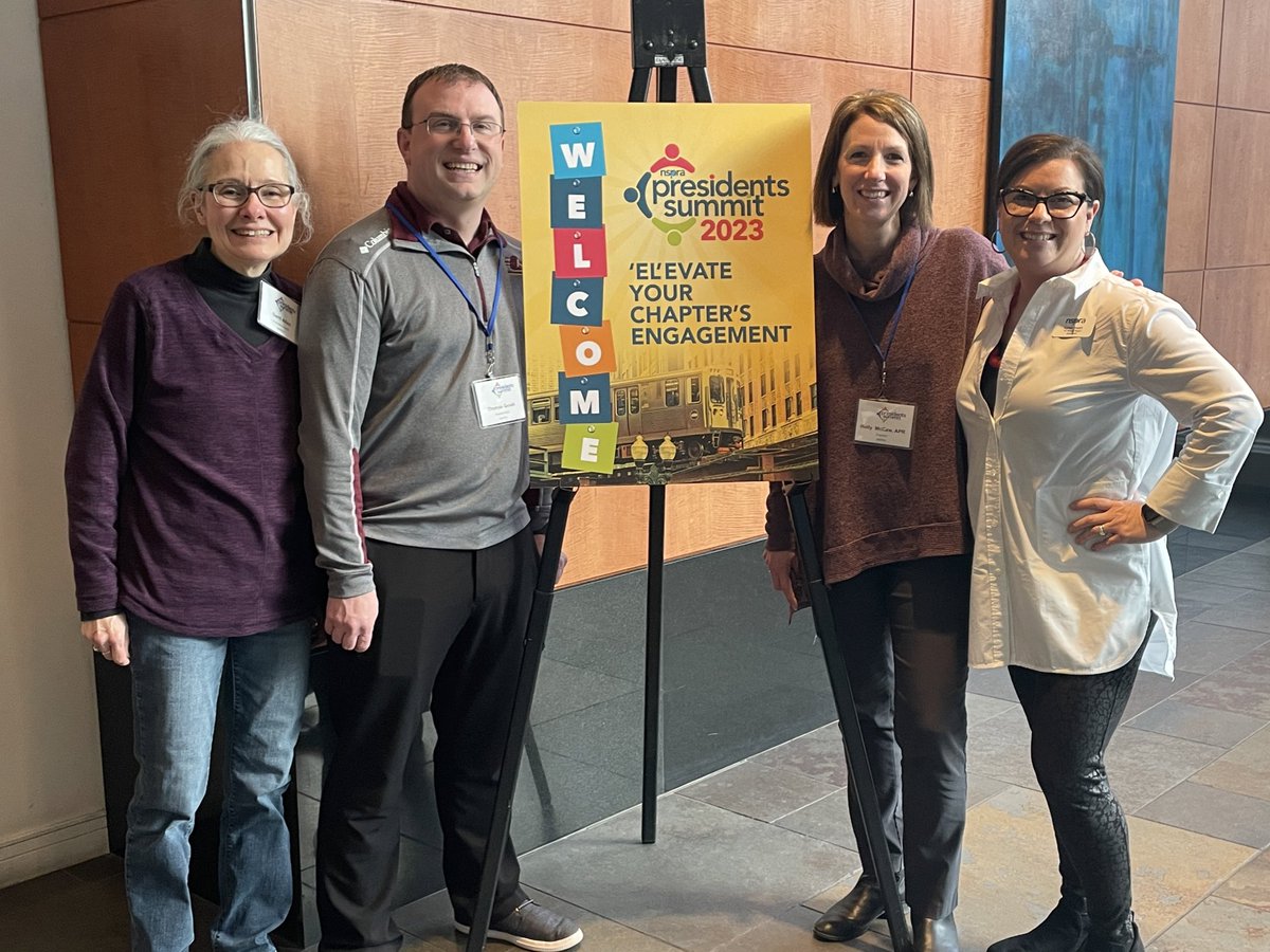 Our chapter leaders are in Chicago learning from and connecting with #schoolpr pros from across the country at the #PresidentsSummit. Thank you, <a href="/NSPRA/">NSPRA</a> for hosting this event to strengthen our organizations and benefit our members! <a href="/McCawHolly/">Holly McCaw, APR</a> <a href="/karen_heath/">Karen Heath</a> <a href="/thomasgould/">Tom Gould</a>