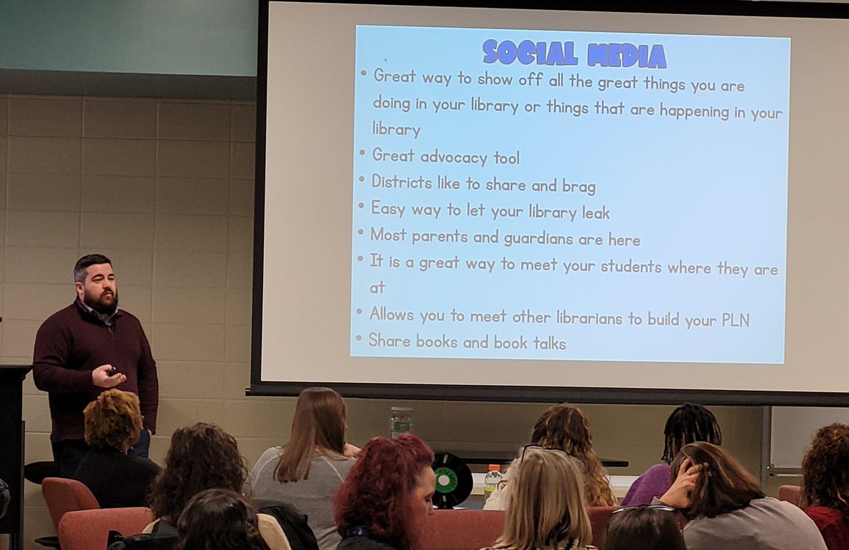 thelitprincipal's tweet image. I enjoyed giving a keynote for @ASLAlib !  I never imagined I would be doing something like this.  It was a great experience.  Thanks for having me!  Let you library leak! #schoollibrarian #allibraries