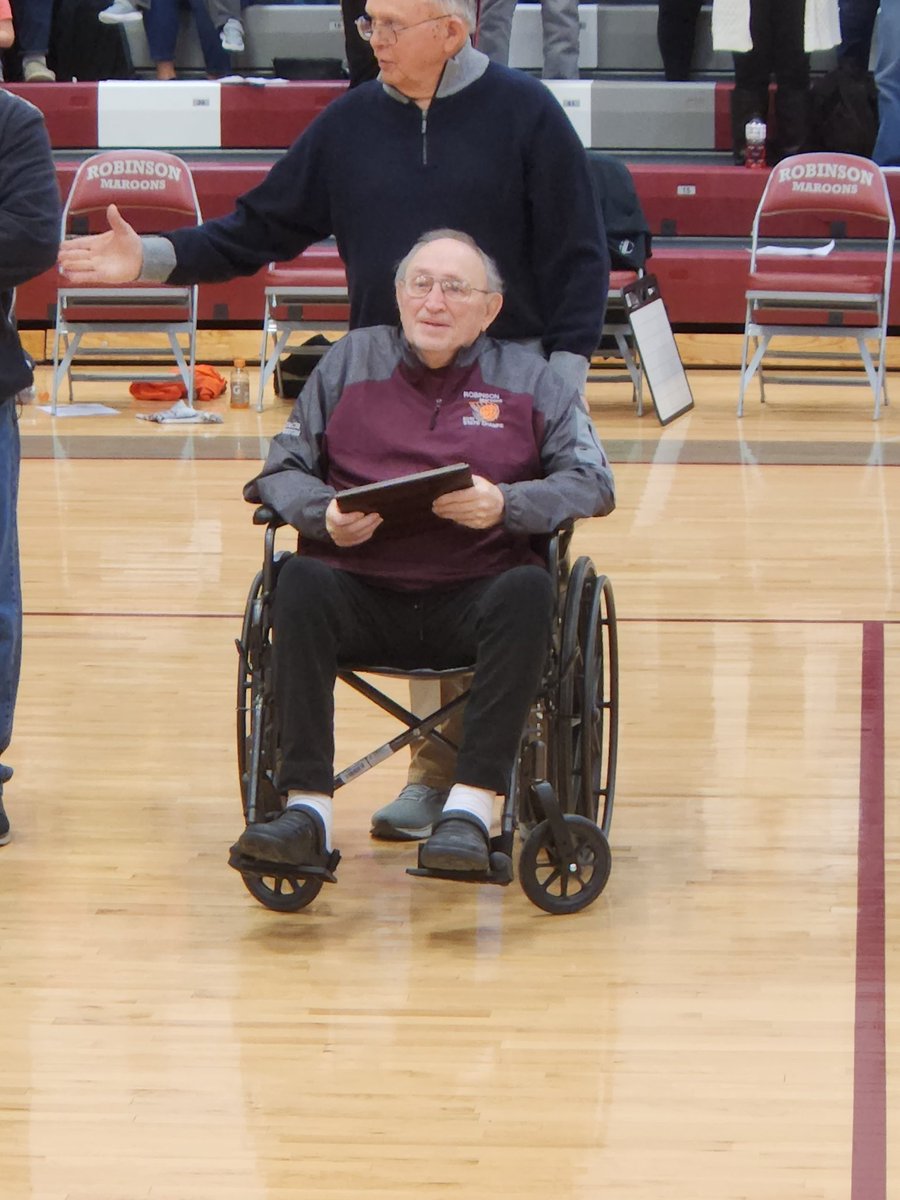 This is coach Dick Muston being inducted into the Robinson High School Hall of Fame. Coach Muston was my tennis coach in high school. Great coach, always supportive, and made me a better player. Even more, he made me a better person! This is a well deserved honor.