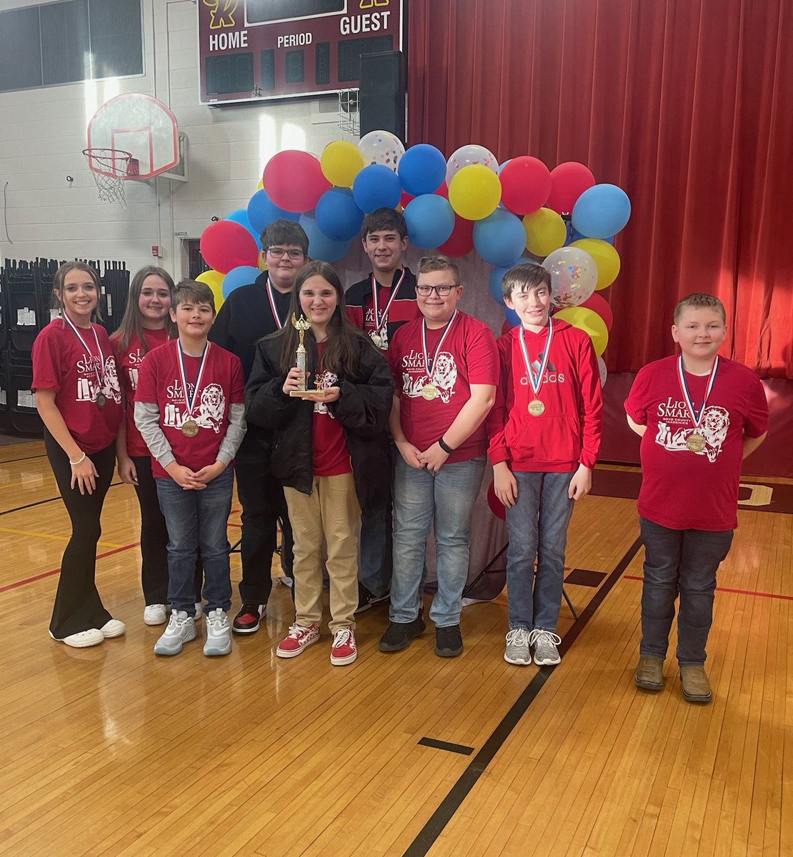 BCMSBoyd's tweet photo. Big congratulations to the BCMS Academic Team for finishing up 3rd place after some amazing individual test performances and a 2nd place finish in Quick Recall!! @BoydCoSuper @BCMS_Principal @BCPSdistrict https://t.co/sPrLwmPDxP