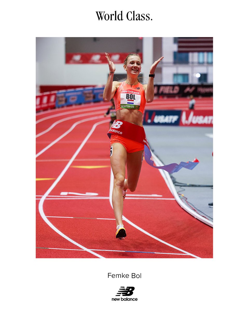 New Balance on Twitter "Femke Bol runs the fastest time ever in 500m