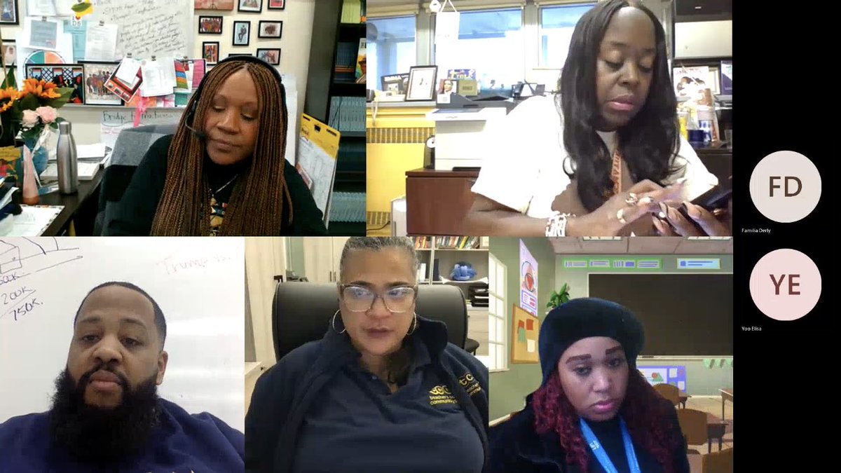 District5NYC's tweet photo. Our D5 Professional Development Committee living and growing our mecca vision @UFT @FollowCSA #mindfulness #excellence #capacitybuilding #collaboration #coliberation and #action #d5themecca #AGreatDayinHarlem #professionallearningcommunities @onemoshoe https://t.co/2BREzbf6TQ