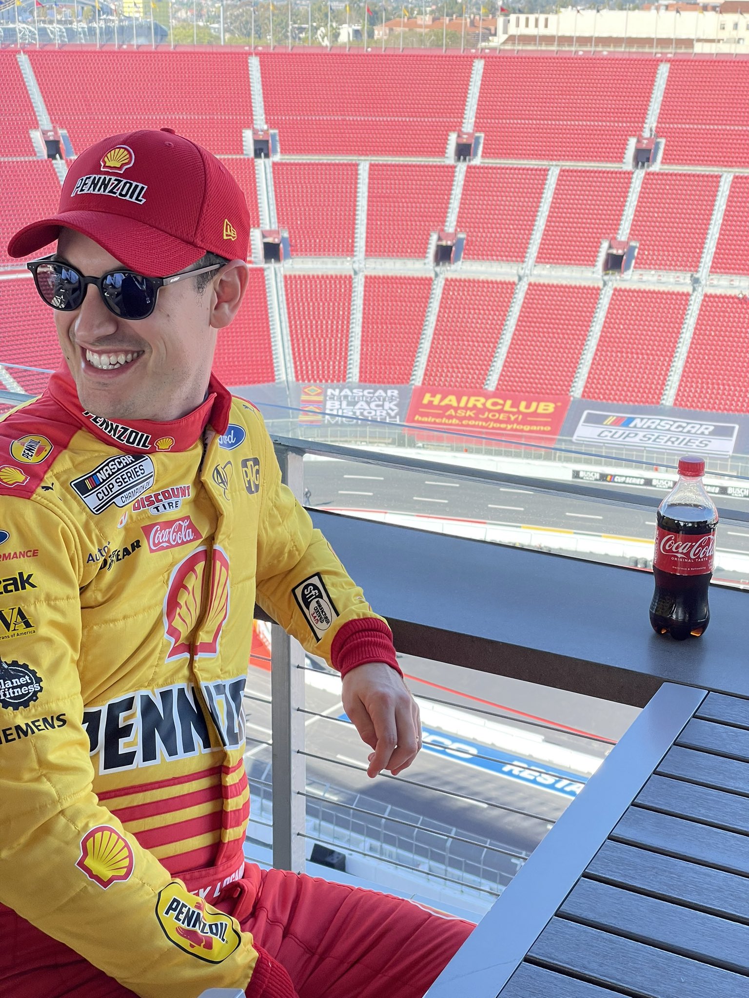Joey Logano on Twitter "Hard to beat the Coliseum views https//t.co