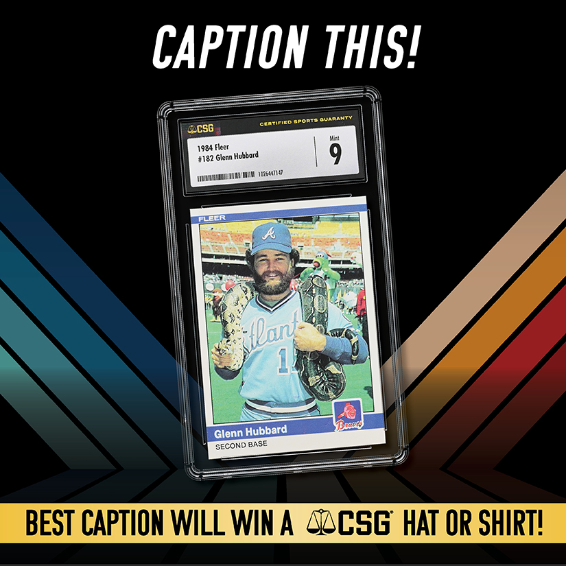 CSG Certified Sports Guaranty on Twitter "Hey Glenn, they said grab