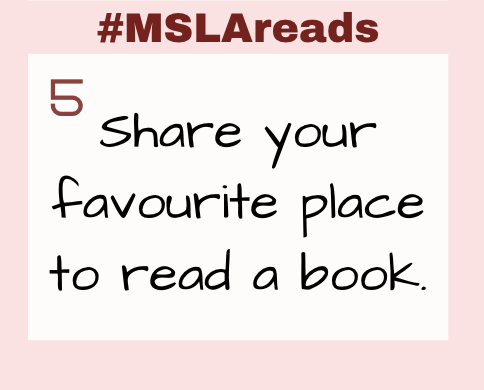 Where do you love to read? 🏖️🛋️🛏️🏡
#MSLAreads