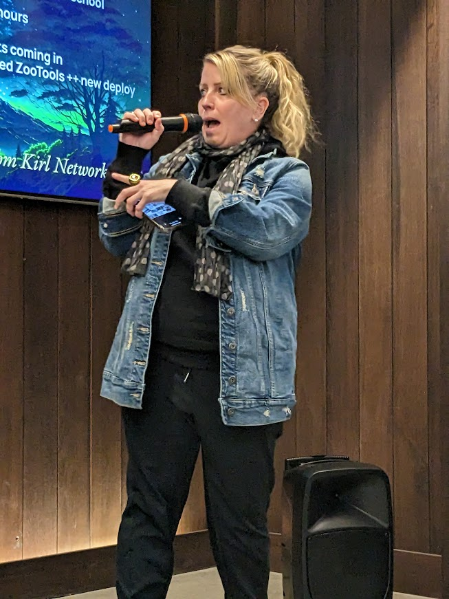 schwentker's tweet photo. .@DarbyBaileyXO presents ABBIE @kirlnetworks
K-12 automated lesson plan generator for home schools
* 21 signups in 24 hours
* built ad campaigns on 3 social networks
* added @ZooToolsHQ
@_buildspace #nws2 https://t.co/vUEYINM9FP