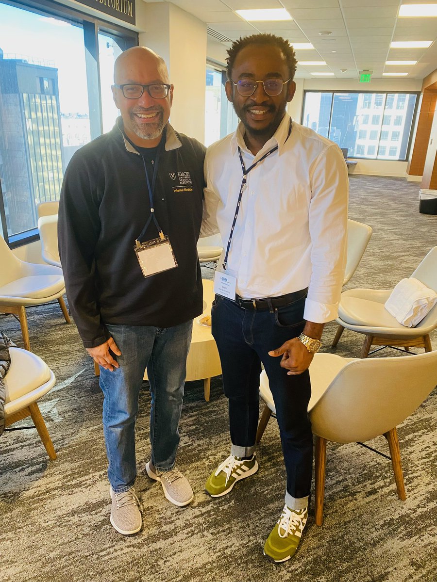 Thanks to @SouthernSGIM mentoring program I had privilege to meet PGY-2 @IbodengG from @TH_IMRES. His is a story of grit and resilience woven with strong work ethic that will make him a fantastic future #oncologist.