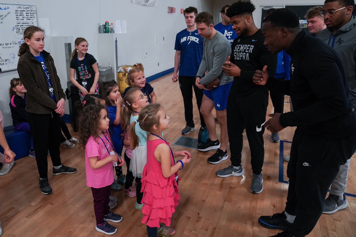AF_Football's tweet photo. We had a great time at today’s multi-sport clinic! 🤩 https://t.co/GoqzABpDD9