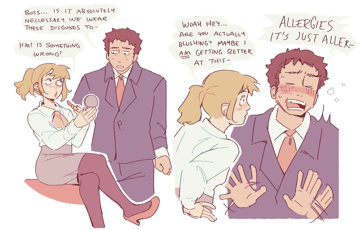 #serirei i think theyd get really into making office-lady-sonas 