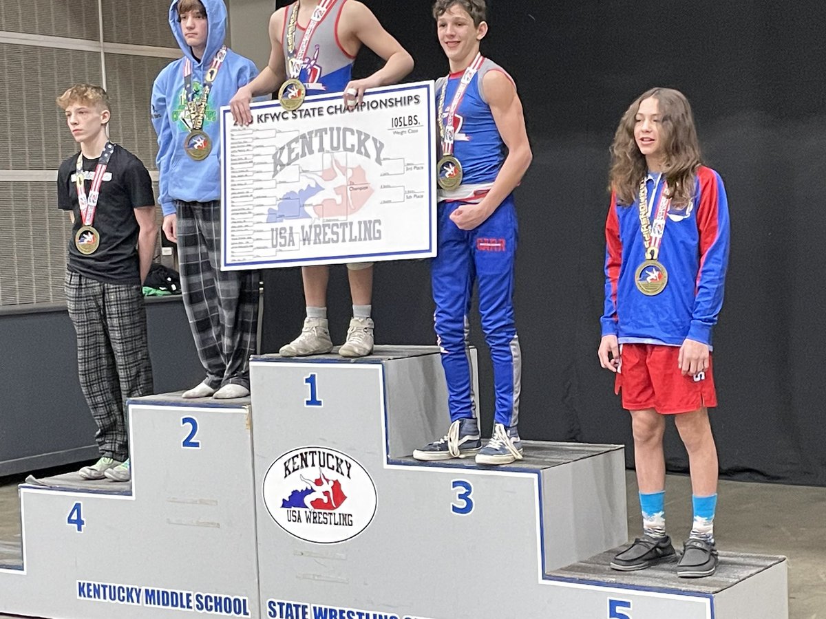 FCS_Allison's tweet photo. Congratulations Rowan Bailey!  On the podium, top 5 in the state. Making memories and school history. #Bravefun #oneTeamFCS #WeAllThrive https://t.co/hymwigXNcY