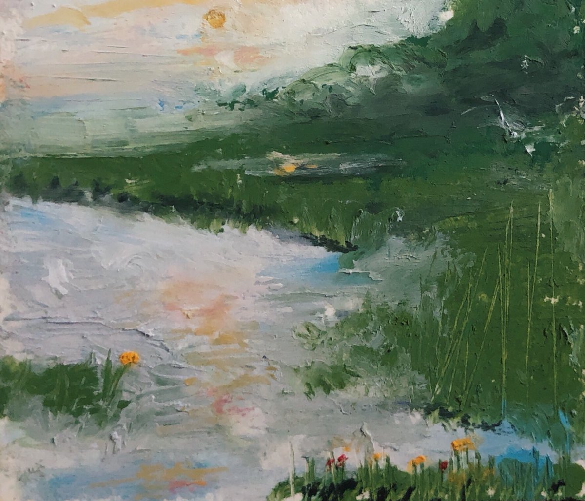 jaaysart's tweet photo. The painting               The palette https://t.co/m1MtHH4WPr