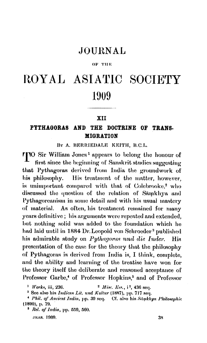 'Pythagoras's Hindu beliefs'
Most people don;t know that Pythagorus (500-483bce) was a Philosopher w...